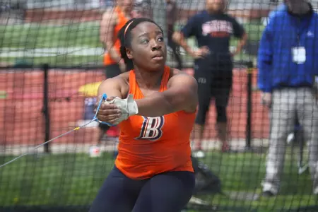 Scott Sets Meet Record on First Day of Patriot League Outdoor Championships