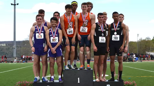 Bison Win 4x800 Relay on First Day of Patriot League Championships