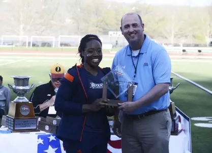 Bison Break Three Meet Records, Win Patriot League Outdoor Championships