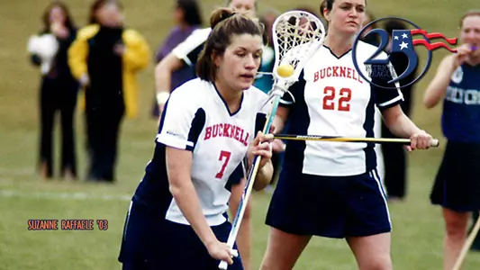 Suzanne Raffaele '03 Named to Patriot League 25th Anniversary Women's Lacrosse Team