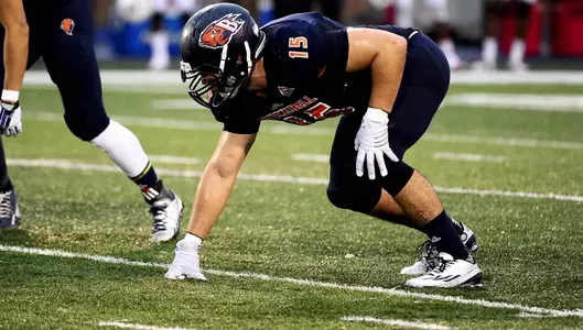 Football's Jimmy King Named Bison Athlete of the Week