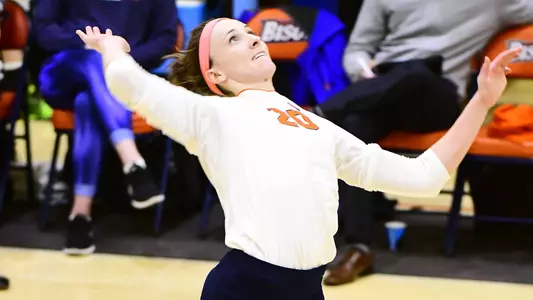 Bullard, Walker Post Double-Doubles, but Volleyball Loses 3-1 at Colgate
