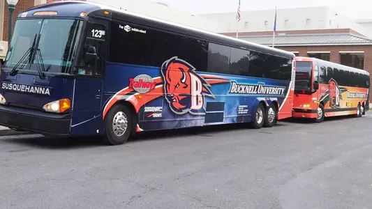 Bison Club Sponsors Fan Buses for Football, Men's Basketball