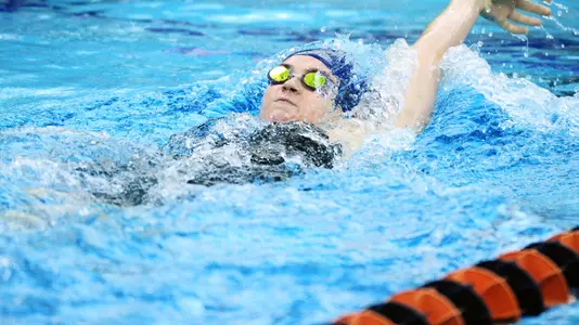 Levendoski Finishes PL Career 8-for-8 in Backstroke Events, Bison Finish 4th in Team Standings