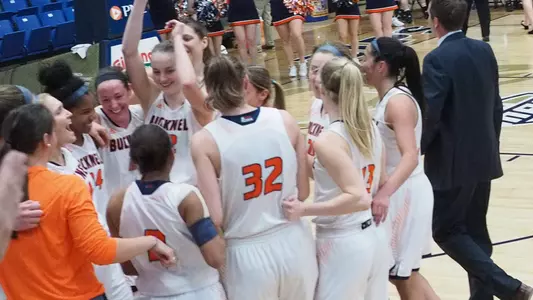 Women's Basketball Beats Akron for Patriot League's First Ever WNIT Win