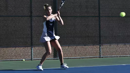 Women's Tennis Ends Regular Season with Two Wins