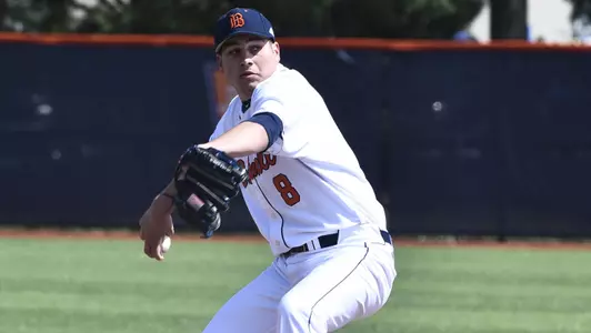 Andreychik's 10 Strikeouts Help Baseball to Doubleheader Split at Lafayette