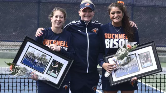 Women's Tennis Remains Unbeaten in PL with Shutout of Lehigh on Senior Day