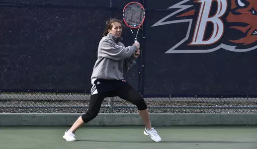 Cioffi Breaks Career Singles Record, Women's Tennis Falls at Army West Point