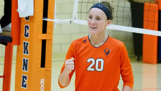 Stout Powers Volleyball to Sweep of Fairleigh Dickinson in Season Opener