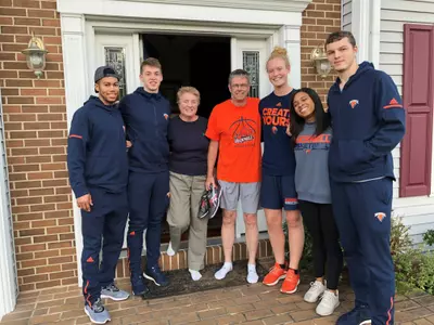 Bison Hoops Teams Make Special Deliveries