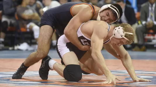 Wrestling Hosts Harvard and Brown in Davis Gym