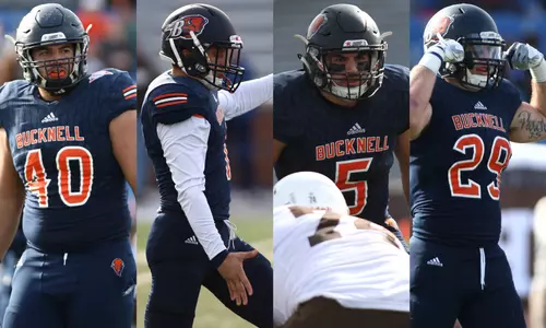 Anderson Named Defensive Player of Year, Eight Bison Voted All-Patriot League