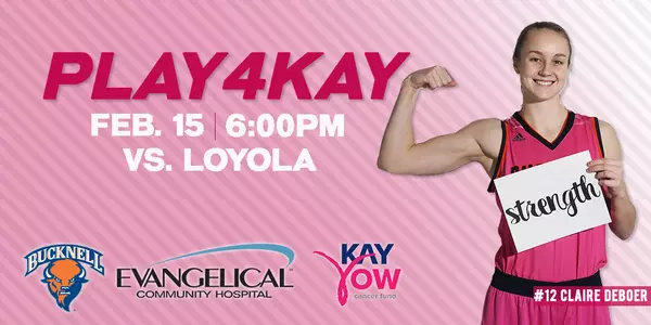 Women's Basketball Play4Kay Game Set for Feb. 15 at Sojka Pavilion
