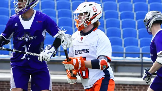 Men's Lax Downed by Holy Cross, 10-8