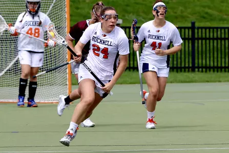 Women's Lax Clinches PL Tournament Berth Despite Loss at First-Place Loyola