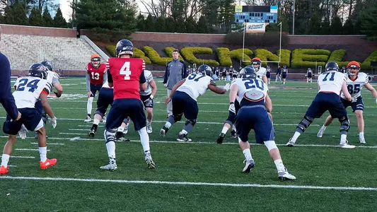 Bison Football Wraps Up Spring Practice with Friday Night Scrimmage