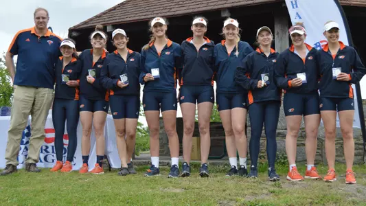 Women's Rowing Finishes Fourth at Patriot League Championships