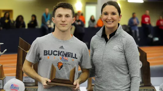 Dessoye Earns PL Honors, Bison Men Finish Third at Indoor Championships