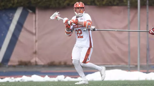 Men's Lax Off to 2-0 Start after Outscoring Bryant 14-12