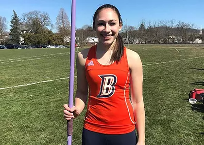 Fiamoncini Crushes School Javelin Record, Bison Win 13 Events at Jim Taylor Invitational