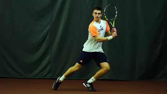 Wright Wins Battle of All-PL Players, but Men's Tennis Falls to Colgate