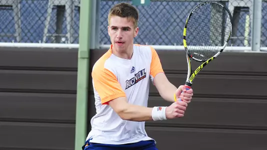 Men's Tennis Sweeps Doubles But Falls 4-3 at Lehigh