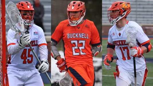 Three Bison Men's Lacrosse Players Earn Academic All-Patriot League Honors
