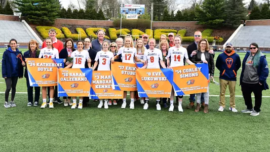 Women's Lacrosse Edged by Army West Point, 10-9, on Last-Minute Goal