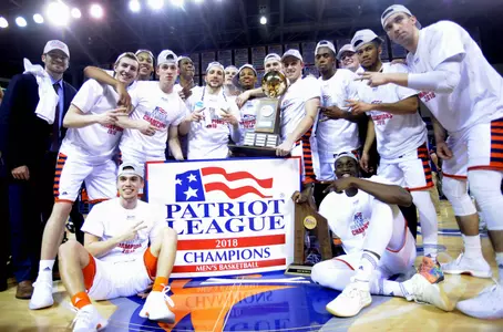 Celebrating back-to-back Patriot League tournament championships!