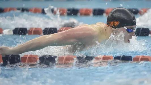 Men's Swim & Dive Attends ECAC Championships Image