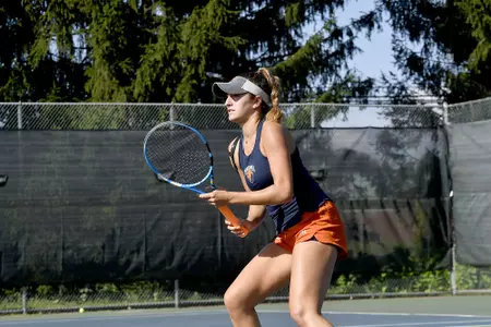 Women's Tennis Shows Strength in Youth on First Day of Navy Invite Image