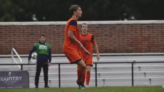 Men's Soccer Battles Back to Earn Road Draw at George Mason Image