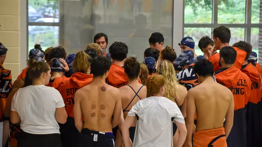 The Bison on the pool deck