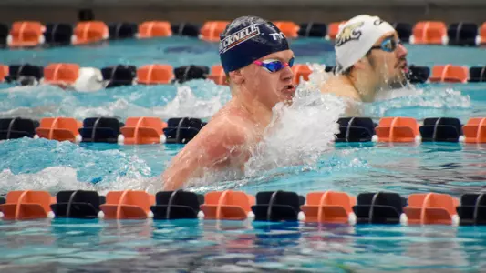 Men's Swim & Dive Takes Fourth at 2024 Patriot League Championships Image