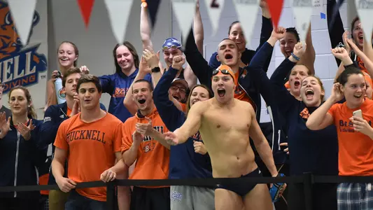 The Bison celebrate