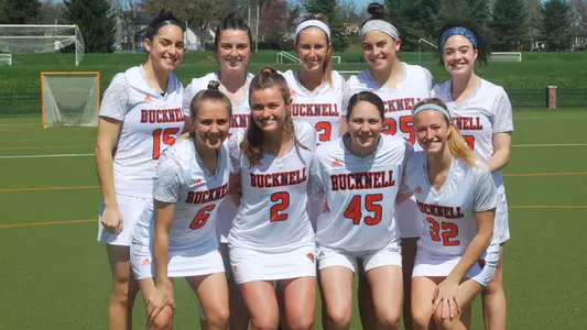 The women's lacrosse seniors
