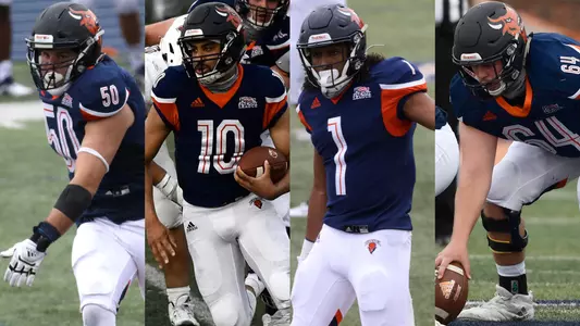 The Bison football captains