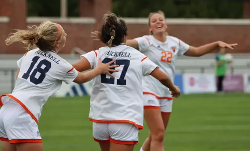 Women's Soccer Goal Celebration