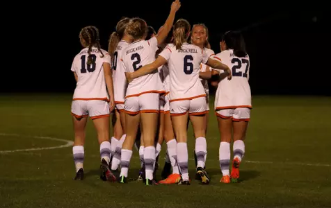 Women's Soccer Goal Celebration