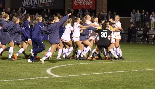 Women's Soccer Goal Celebration