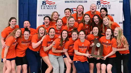 The Bison with their runner-up trophy
