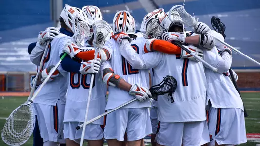 The Bison huddle