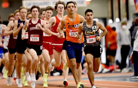Men's Track & Field in 3rd Place after Day One of Indoor Championships Image