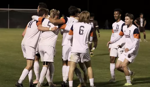 Men's Soccer Goal Celebration