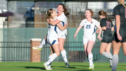 Paige Temple Goal Celebration