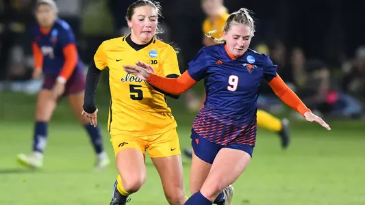 Bucknell at Iowa first round NCAA women’s soccer at the Iowa Soccer Complex in Iowa City, Iowa on Friday, November 10, 2023. (Cliff Jette/Freelance)