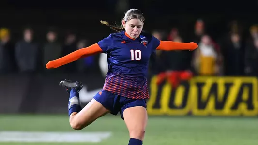 Bucknell at Iowa first round NCAA women’s soccer at the Iowa Soccer Complex in Iowa City, Iowa on Friday, November 10, 2023. (Cliff Jette/Freelance)