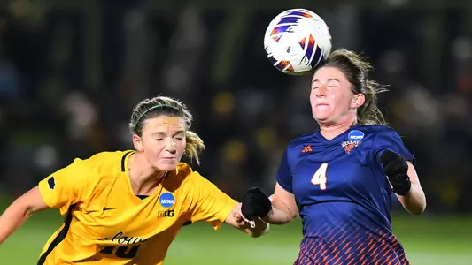 Bucknell at Iowa first round NCAA women’s soccer at the Iowa Soccer Complex in Iowa City, Iowa on Friday, November 10, 2023. (Cliff Jette/Freelance)