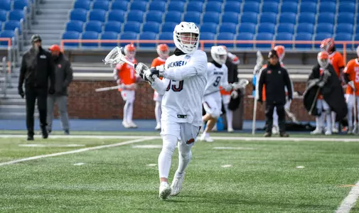 Men's Lacrosse Falls to Robert Morris in Back-and-Forth Affair, 12-9 Image